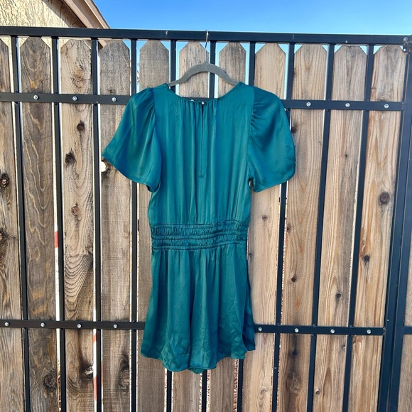 ANTHROPOLOGIE Somerset Romper in Dark Turquoise - Picture 7 of 7